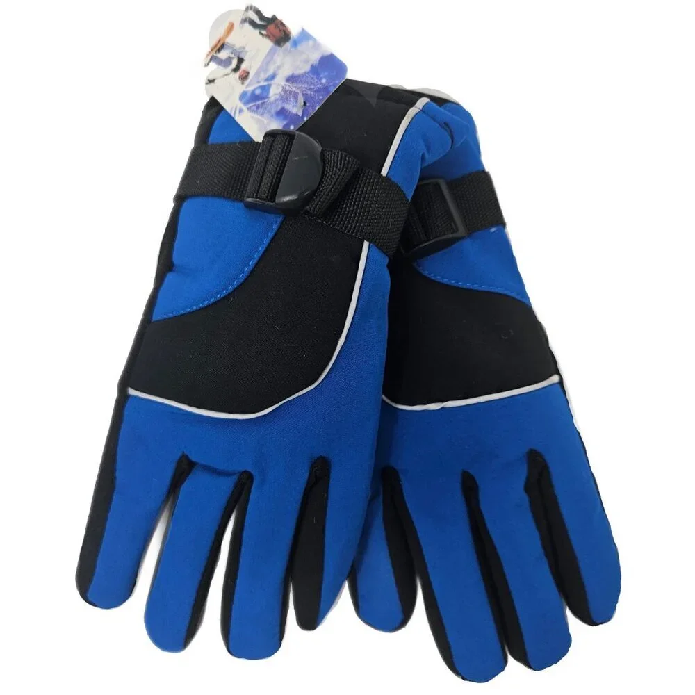 Kids Fleece-Lined Winter Gloves, Various Colors, 9